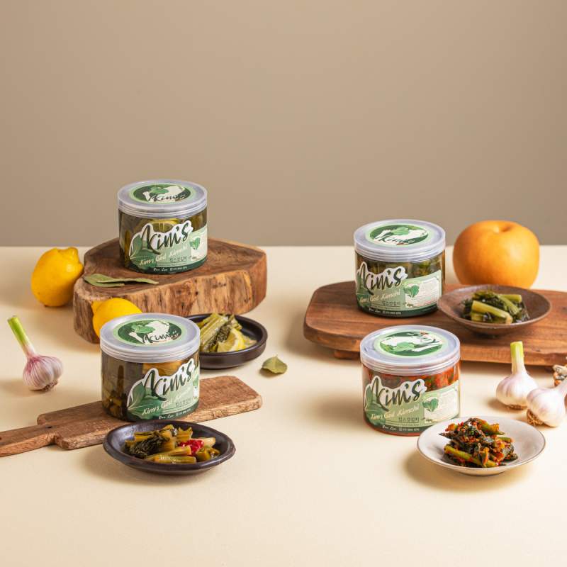 [선물세트] 여수 전라도식 돌산 갓김치 100% 국내산 재료 당일제조 당일발송 500g 4종 (국내산)