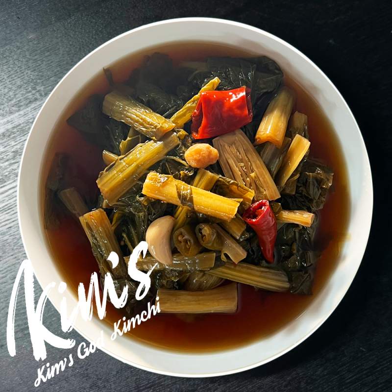 여수 전라도식 프리미엄 갓장아찌 100% 국내산 재료 당일제조 당일발송 1kg 캔시머 (국내산)