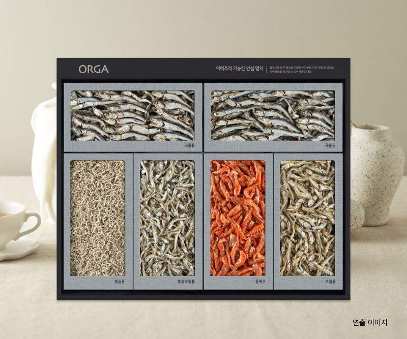 [선물세트] 올가홀푸드 프리미엄 멸치 선물세트 2호 + 쇼핑백 동봉