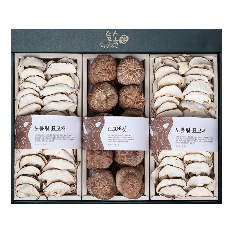 [선물세트] [숲속愛] 명품 노불림 표고버섯세트 향
