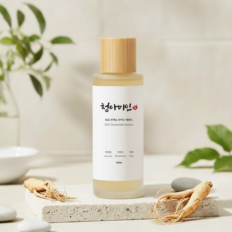 청아미인 약산성 저자극 비건 RG2 진세노사이드 에센스 100ml