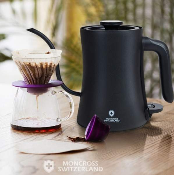 스위스 [몽크로스] 드립 주전자 0.6L 블랙