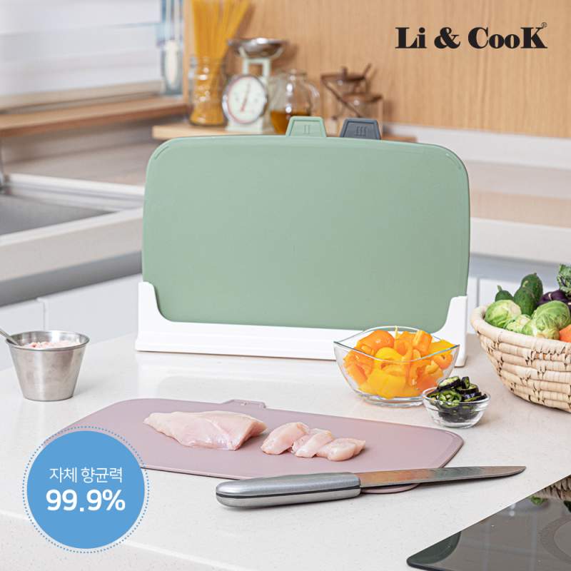 [리앤쿡] 레스트 항균99.9 도마 4종세트