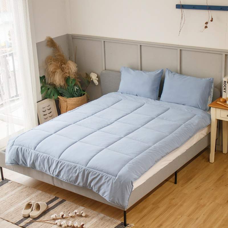 [아비스] 엘리나 호주산 양모 호텔감성 양면 이불 1종 Q 블루&화이트