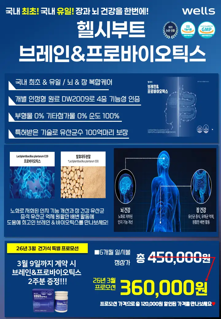 건강기능식품 교원웰스 프로바이오틱스(6박스)