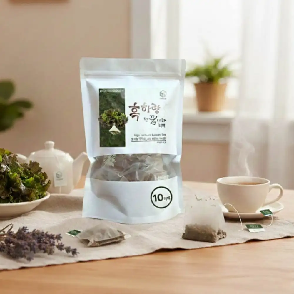 잠을자도피곤 잠안올때 꿀잠 수면유도 카페인제로 유기농 흑하랑 단꿈나라 상추차 30티백