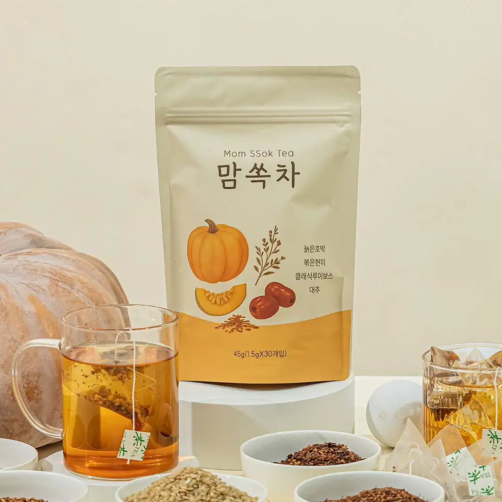 무카페인 늙은호박 볶은현미 루이보스 대추 임산부 선물 맘쏙차 30티백