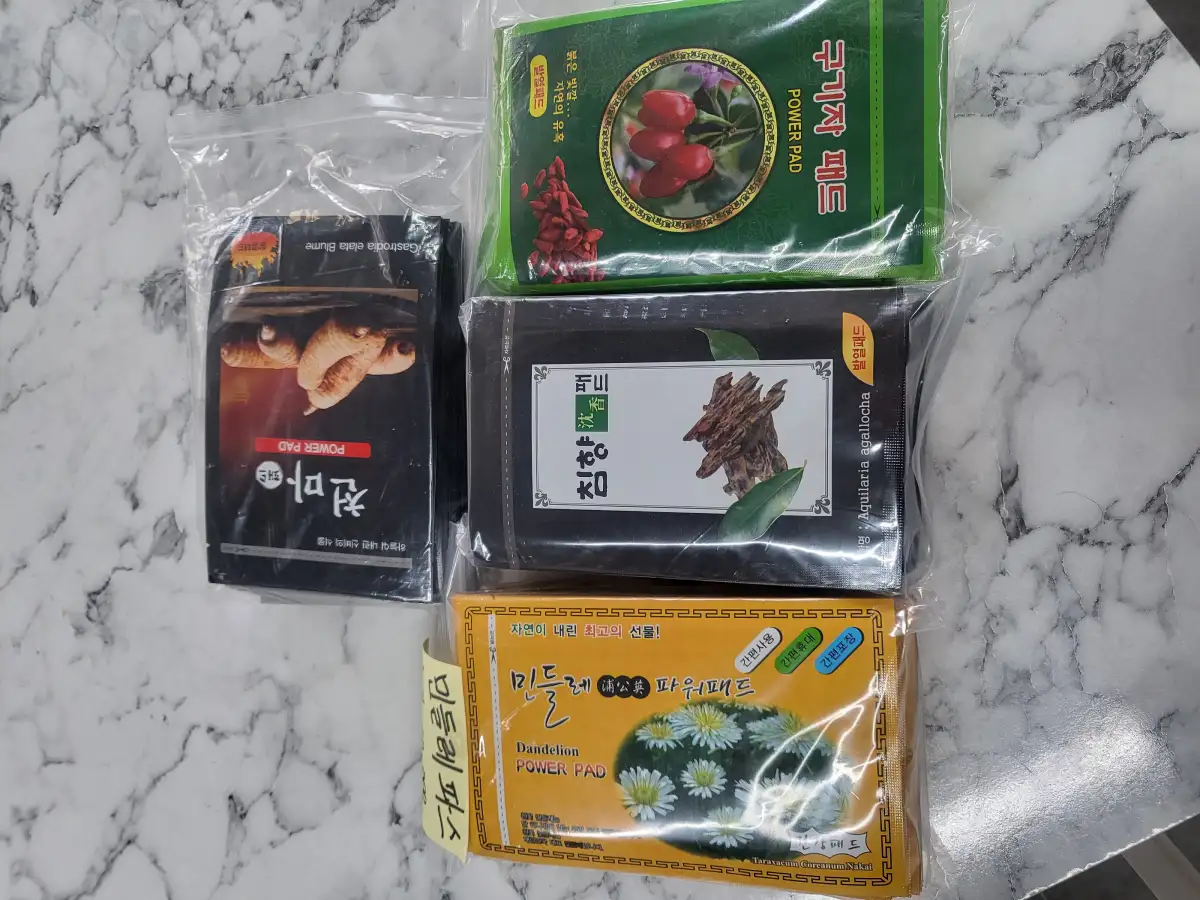 구기자,울금, 민둘레, 천마 각종파스