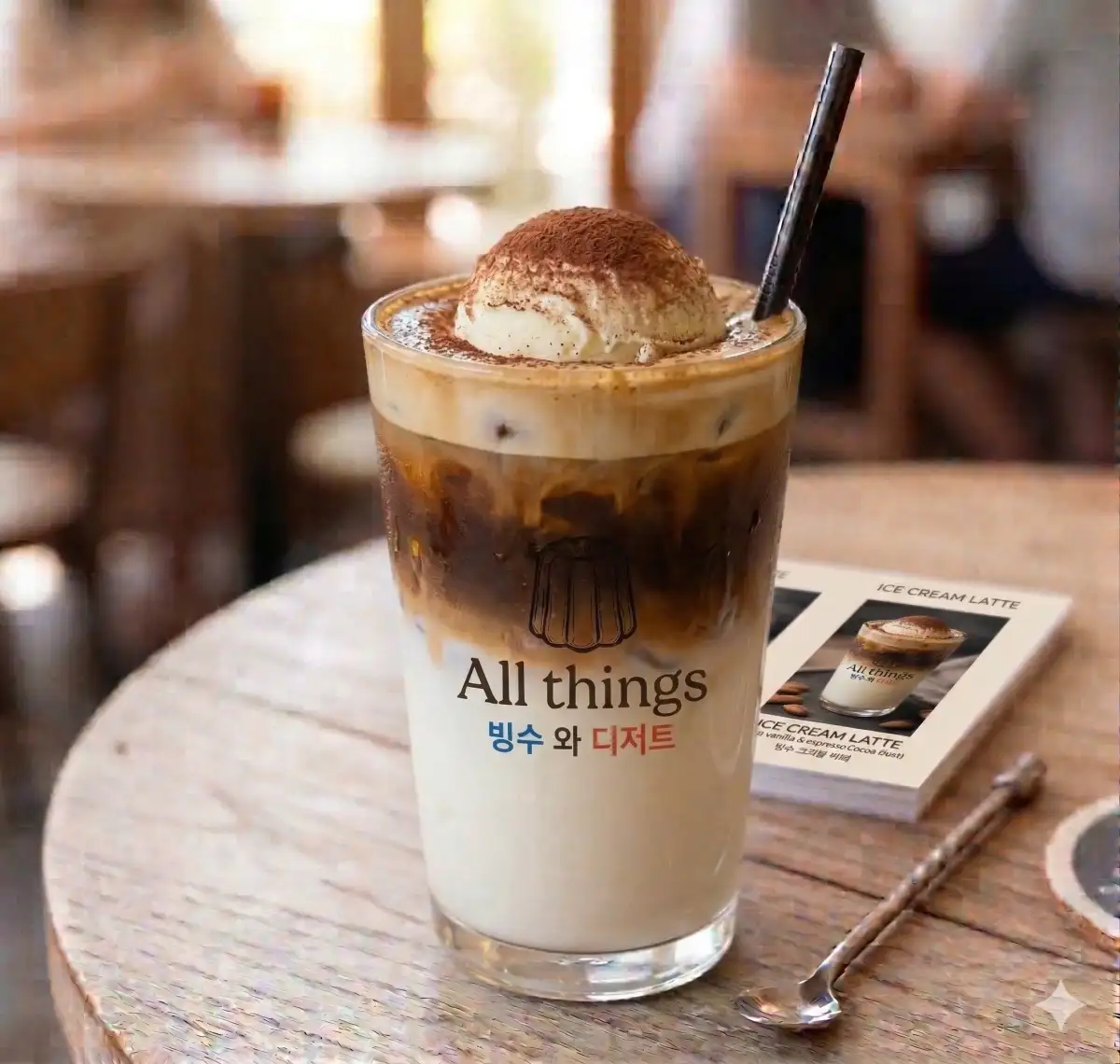 아이스크림 라떼