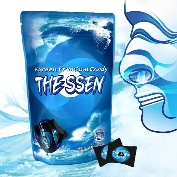 더쎈캔디 목캔디 코막힘 졸음방지 목이 시원한 코뻥, 70g