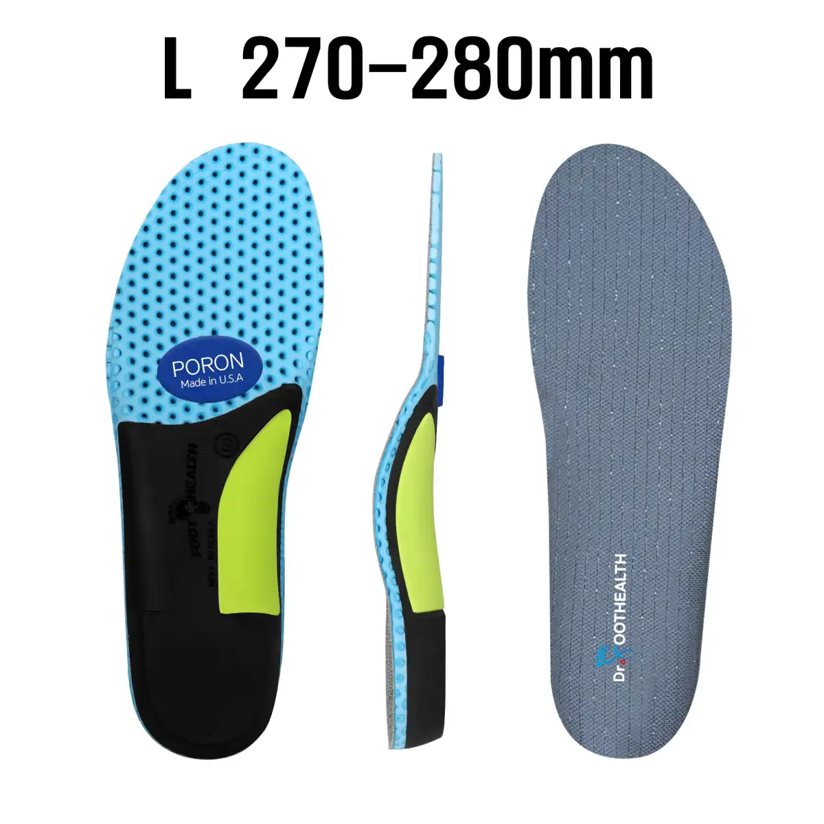 닥터풋헬스 메디칼 기능성 인솔 깔창 L 270-280mm