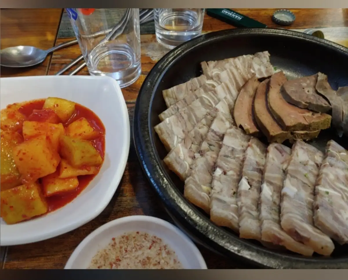 편육 대