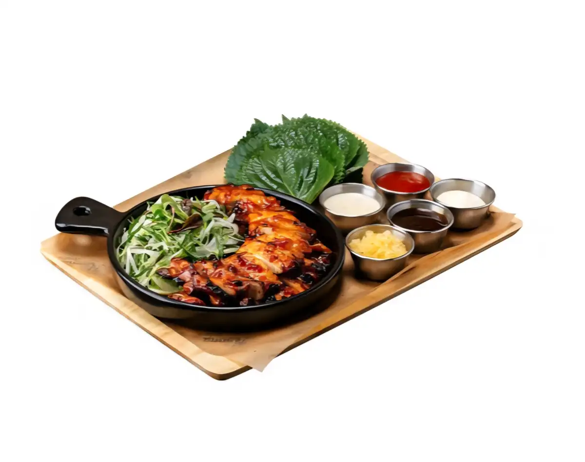 바베큐쌈닭